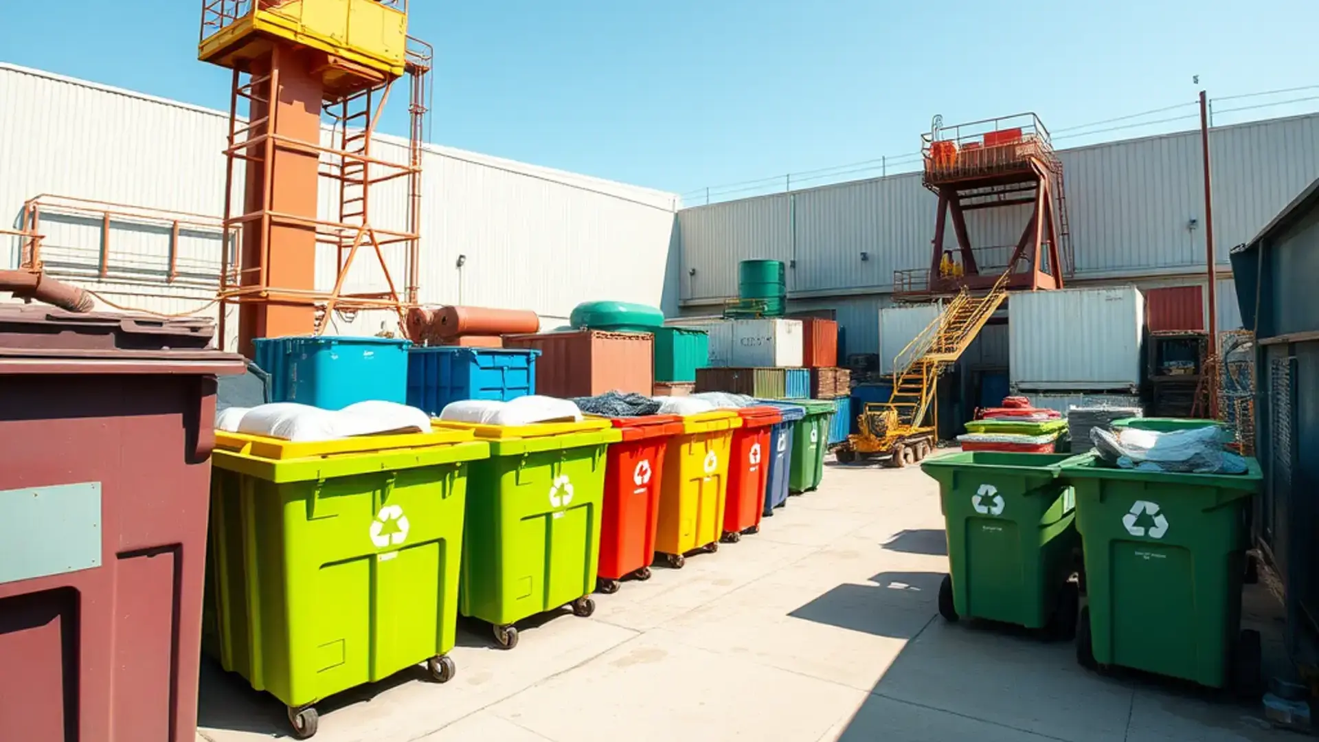 Modern recycling facility